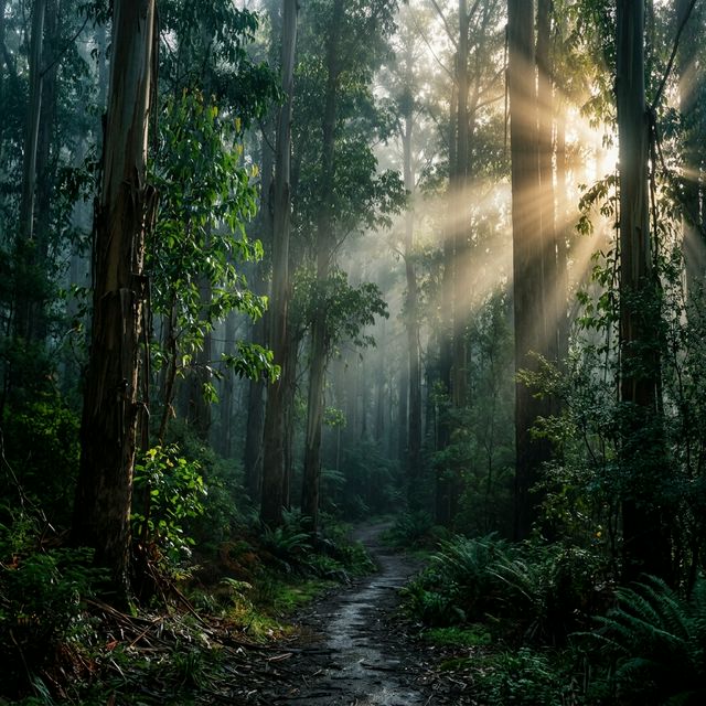 FSC-certified eucalyptus forest — sustainable source for Kairo cruelty-free vegan leather bags India